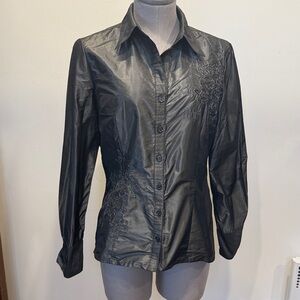 Simons Contemporaine Satin-Look Blouse – Size Large